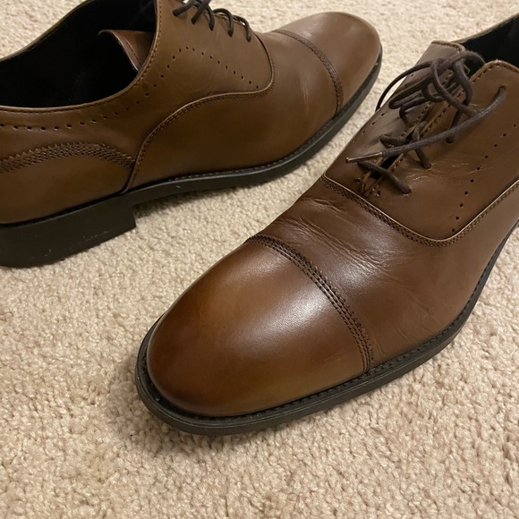 Zara brown Oxford dress shoes. Size 12 (45 euro) - Picture 6 of 8